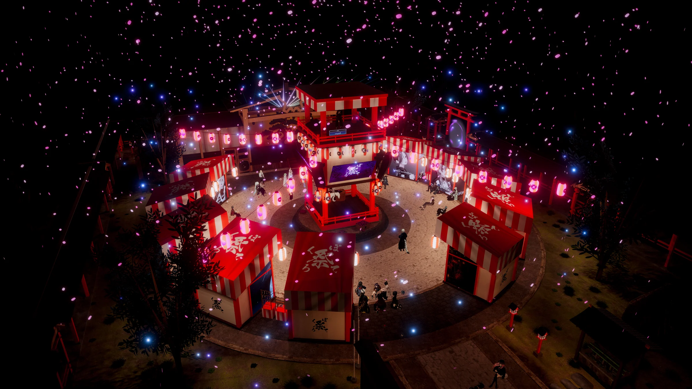 ぽてくろ祭の会場風景 1